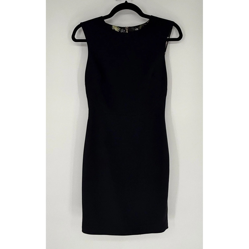 Ted Baker London Black Dress Womens Size 1 Fitted Classic Elegant Expensive
